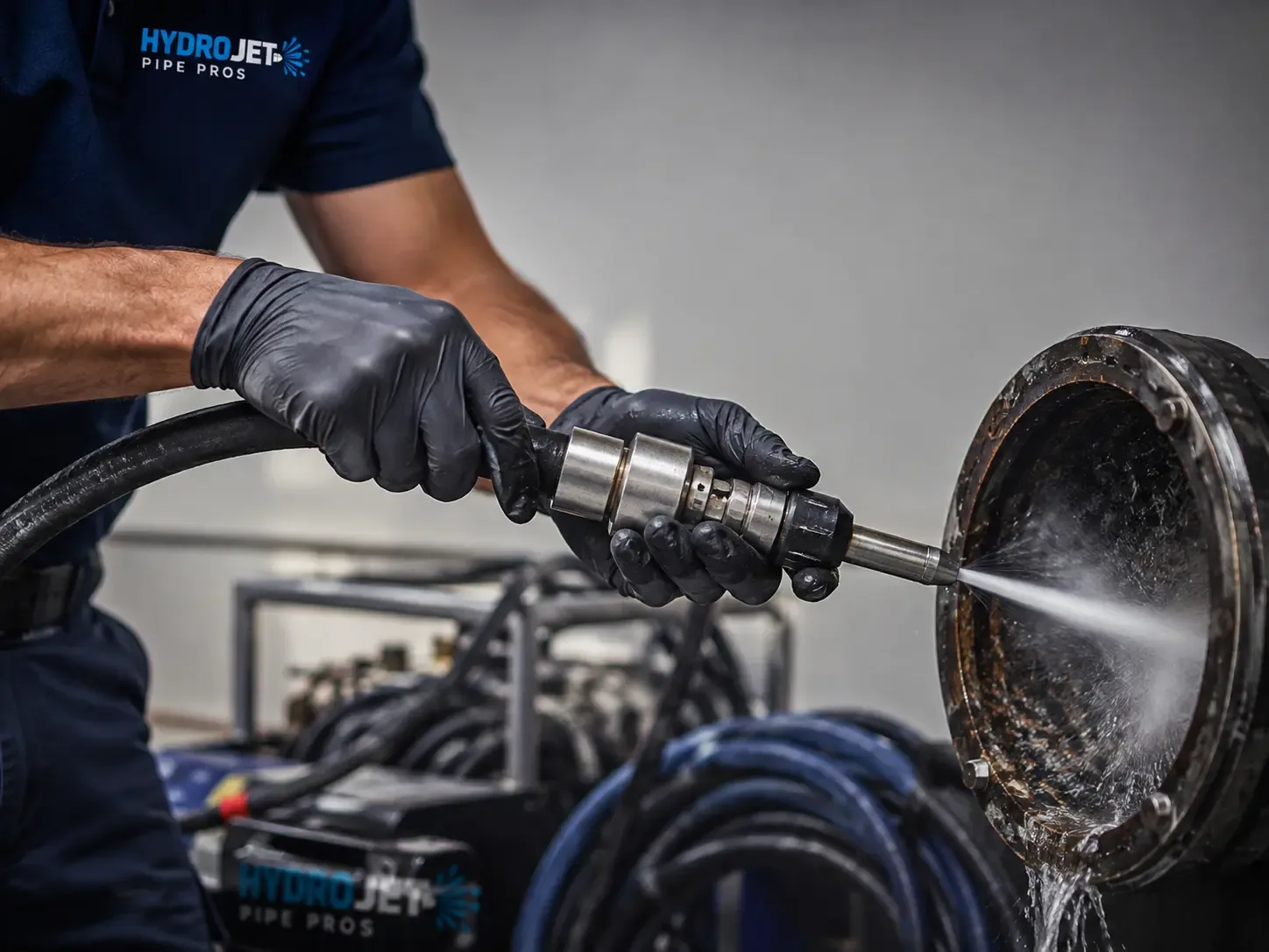 Hydro Jet Pipe Descaling in Sheppard Afb, TX